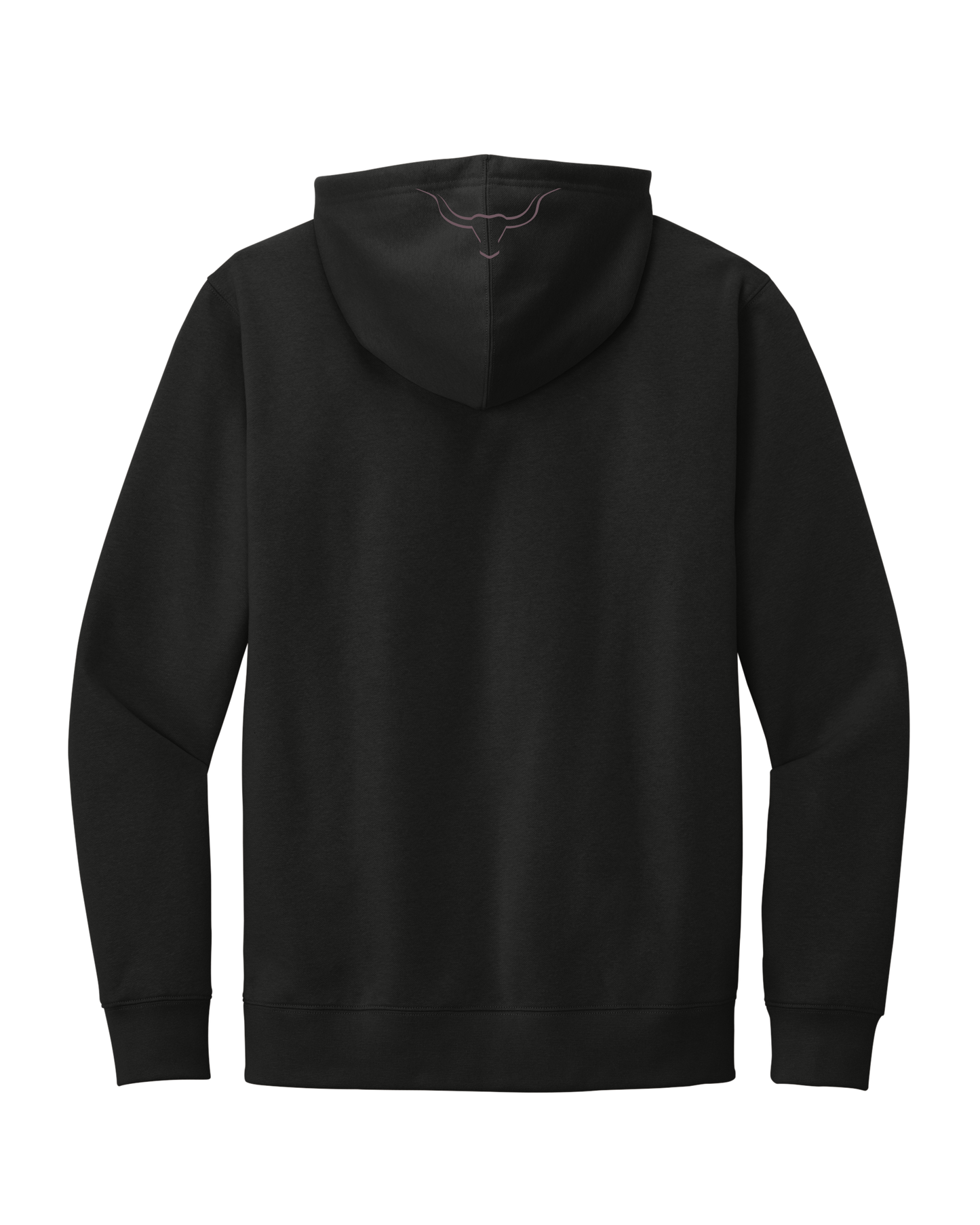 Fleece Hoodie w/ Pocket Black OG Purple