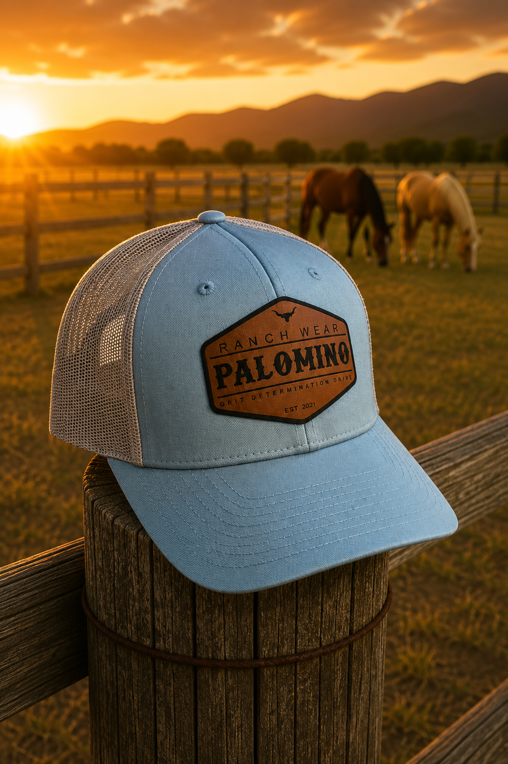 Palomino 115 (Smoke Blue and Aluminum)