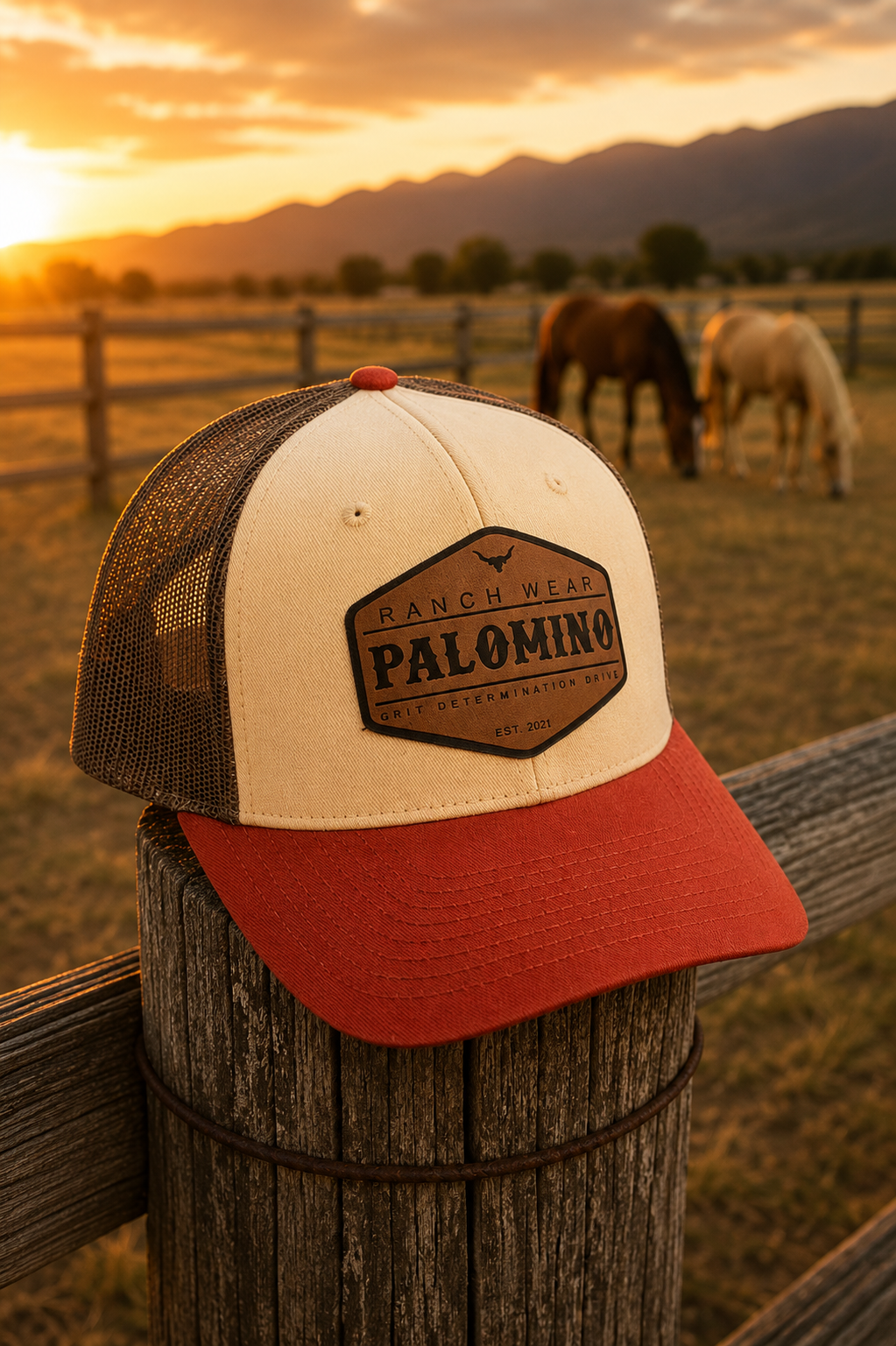 Palomino 115 (Cream, Loden and Dark Orange)