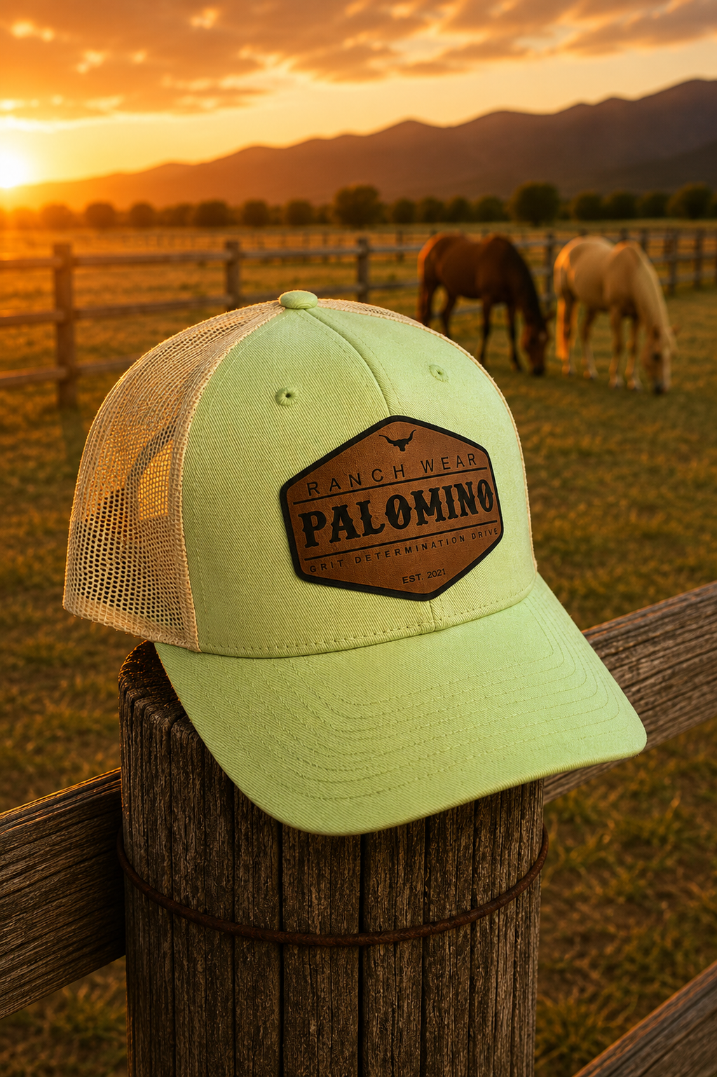 Palomino 115 (Patina Green and Birch)