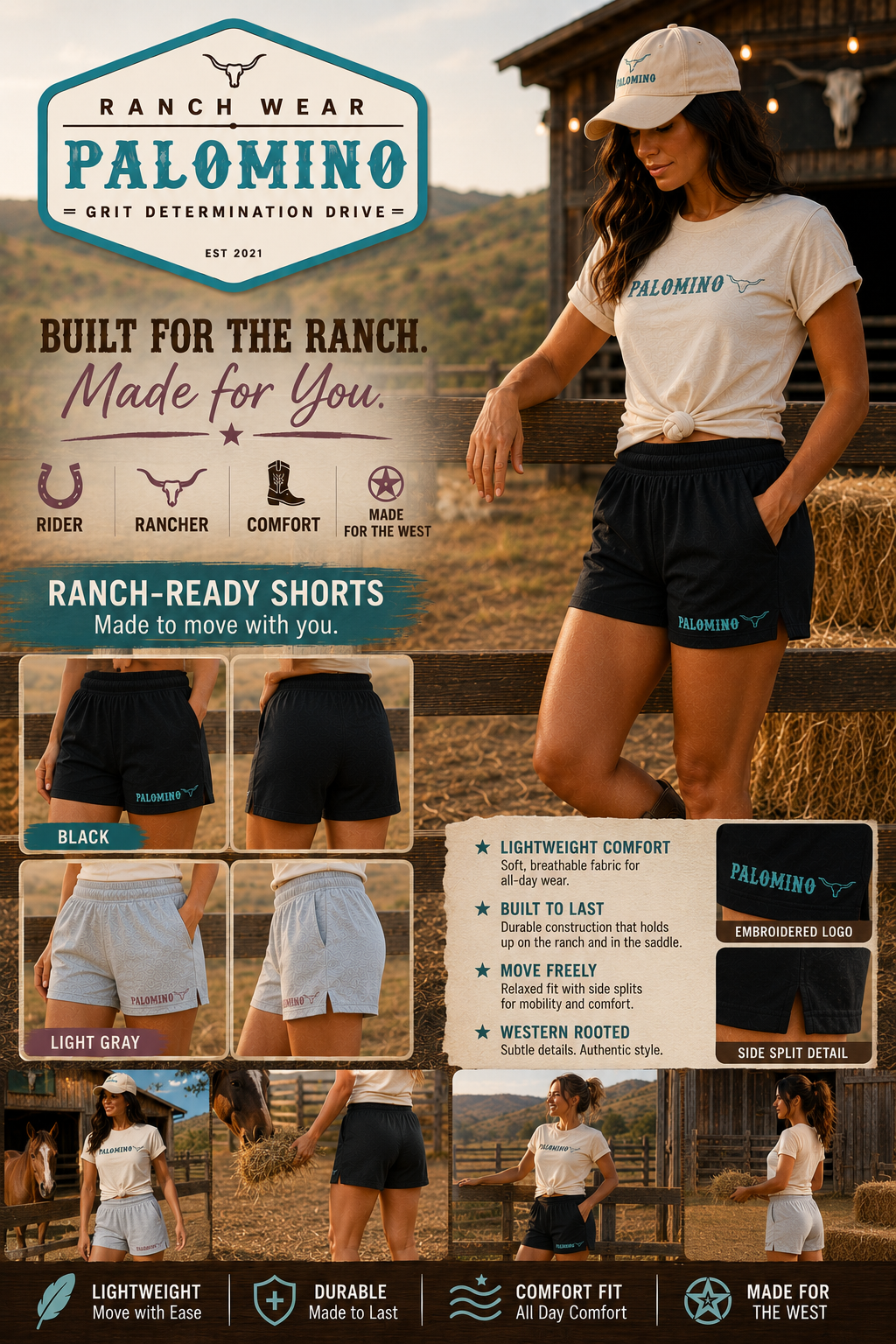 COWGIRL SHORTS