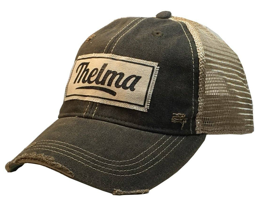 Thelma Distressed Trucker Cap