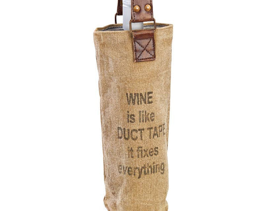 Duct Tape Wine Bag