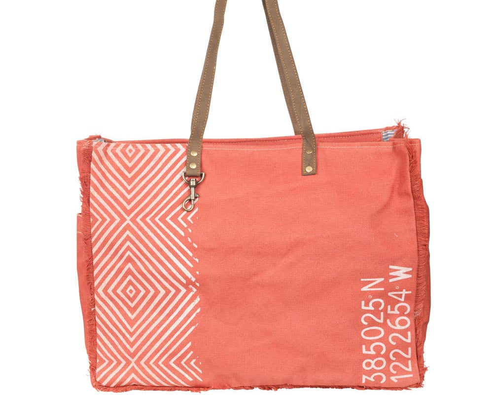 Zig Zag Weekender Tote Bag