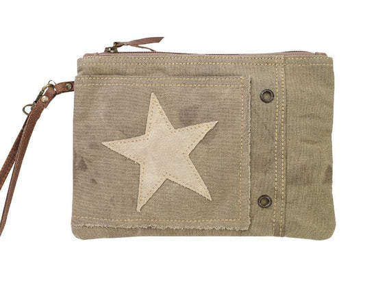 Star Clutch With Strap