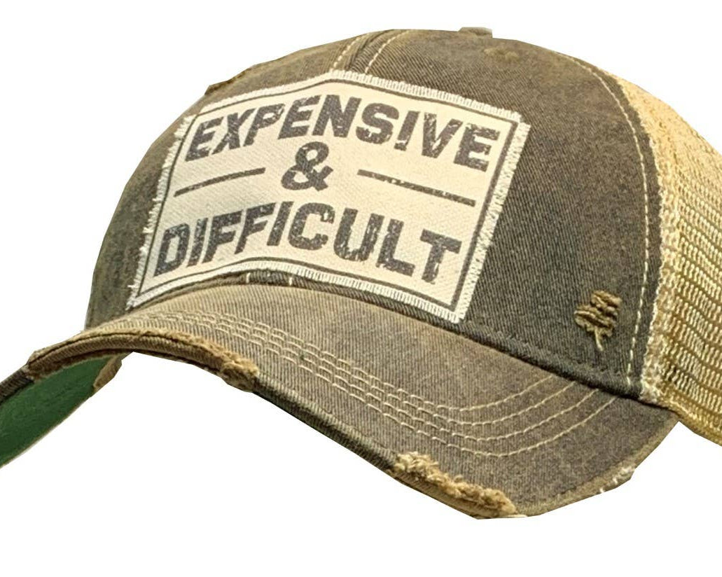 Expensive & Difficult Trucker Hat Baseball Cap