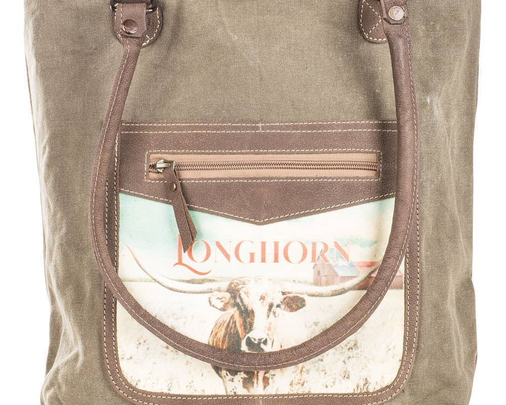 Longhorn Tote Bag