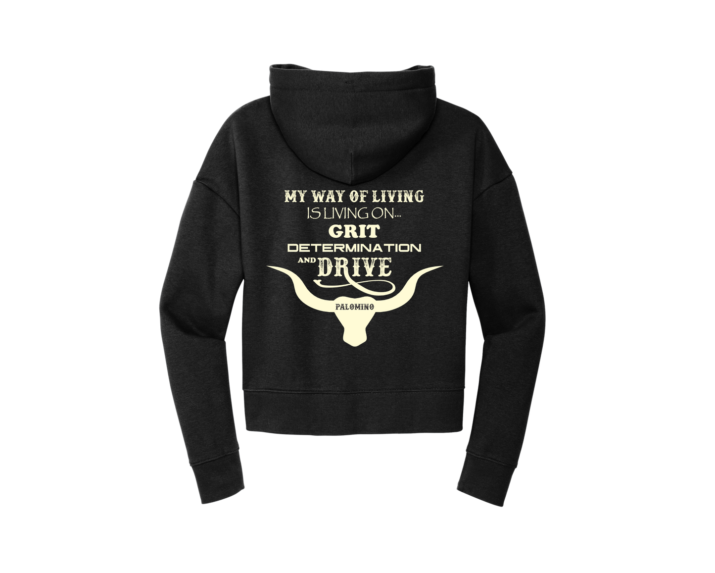 My Way of Living Modest Crop Hoodie