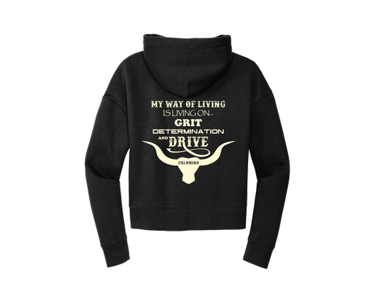 My Way of Living Modest Crop Hoodie