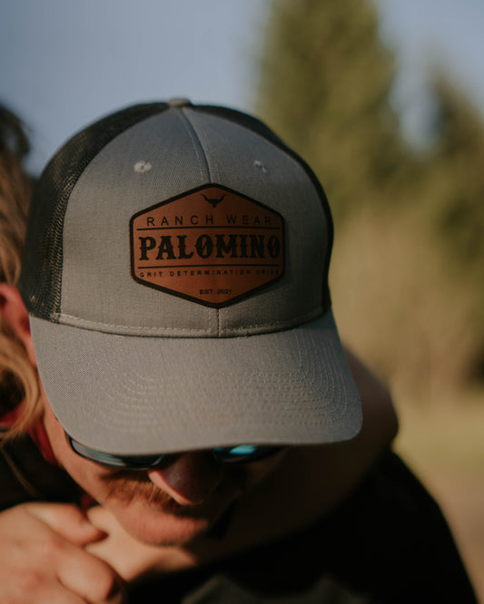 Snapback Trucker Cap - Heather Grey/Black