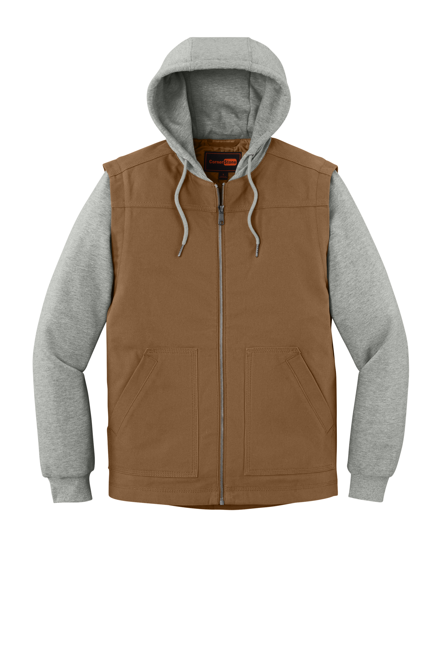 Hybrid Duck Cloth and Fleece Jacket
