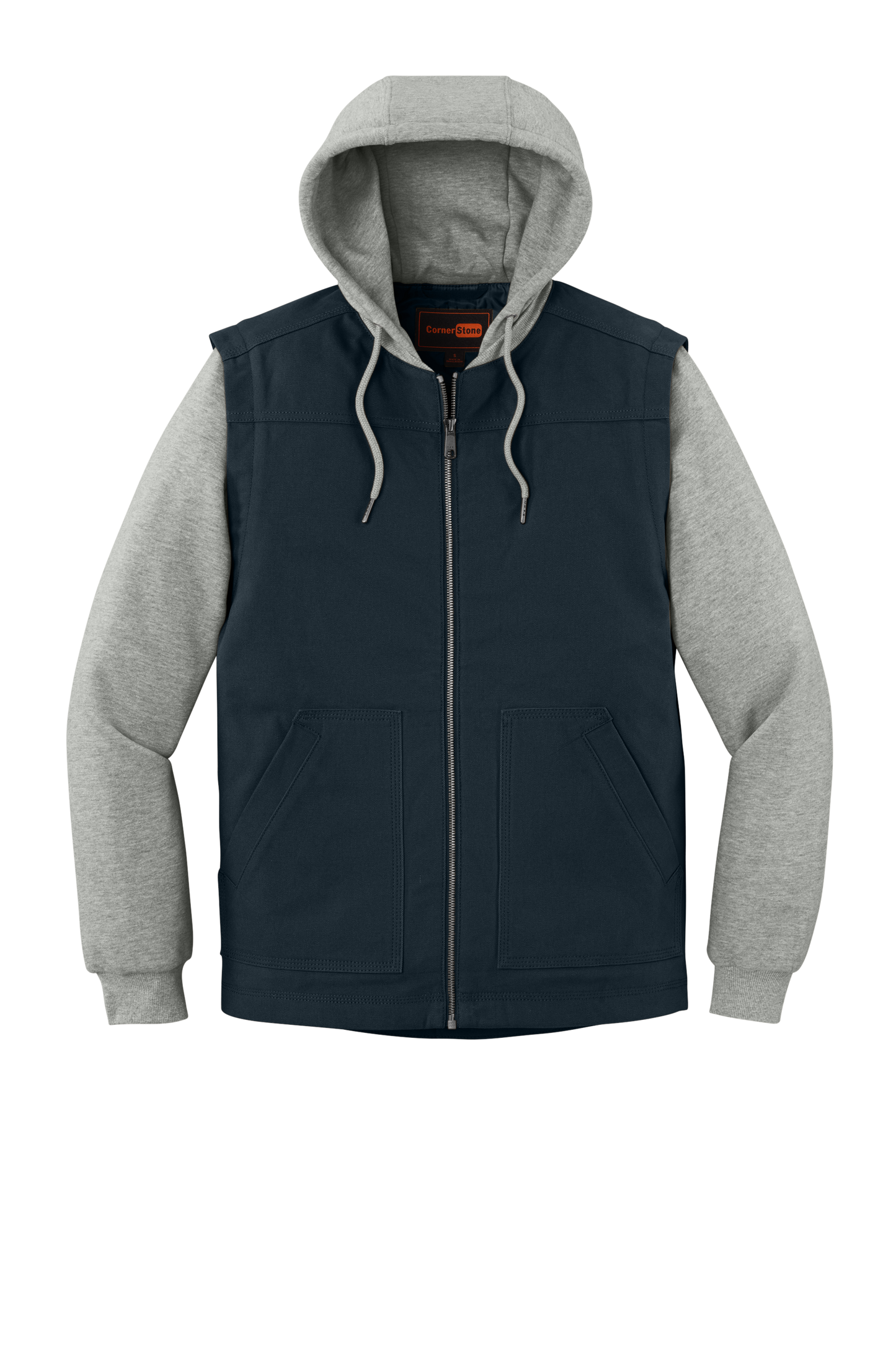 Hybrid Duck Cloth and Fleece Jacket