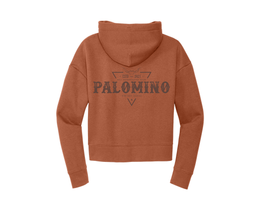 Vintage Palomino Modest Crop Hoodie