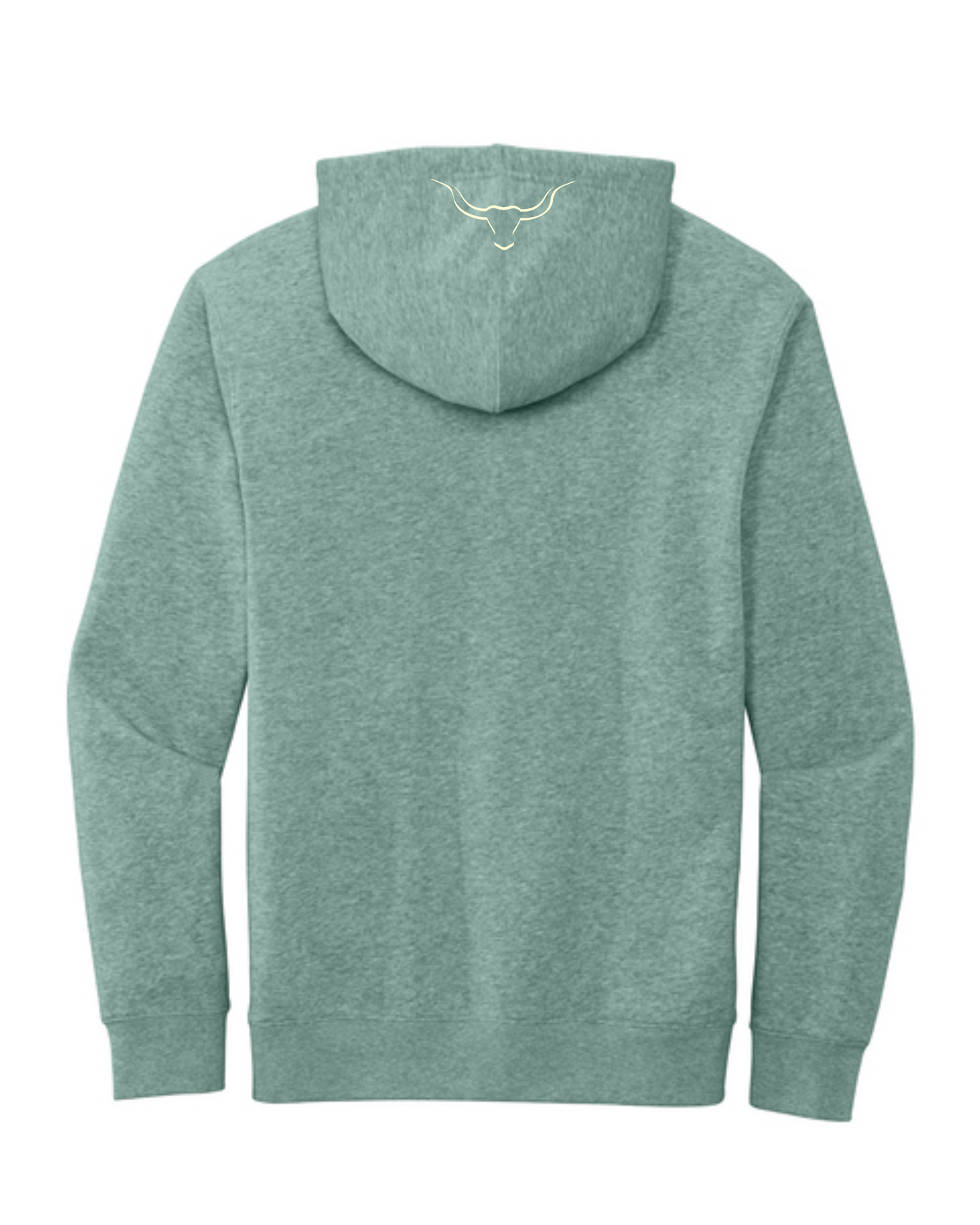 Fleece Hoodie w/ Pocket Dusty Sage/Teal Desert