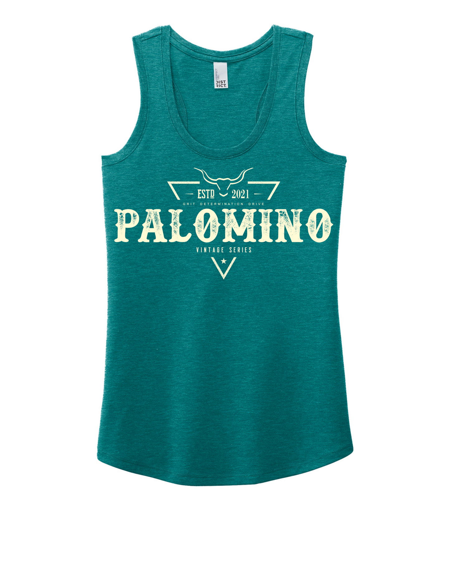 Palomino Ranch Tank - Heathered Teal