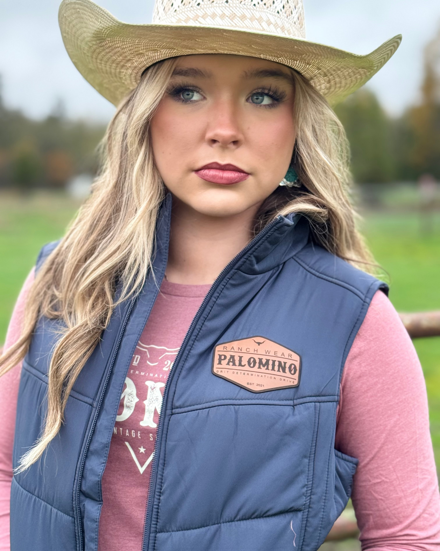 Ranchers Winter Vest - Dark Slate/Black