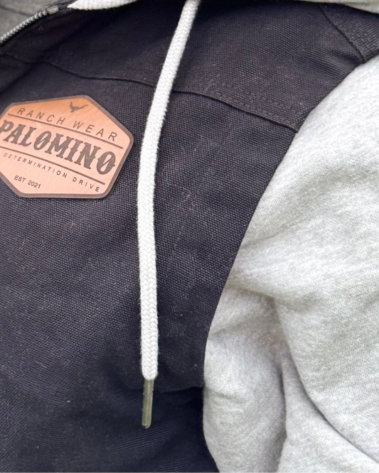 Hybrid Duck Cloth and Fleece Jacket