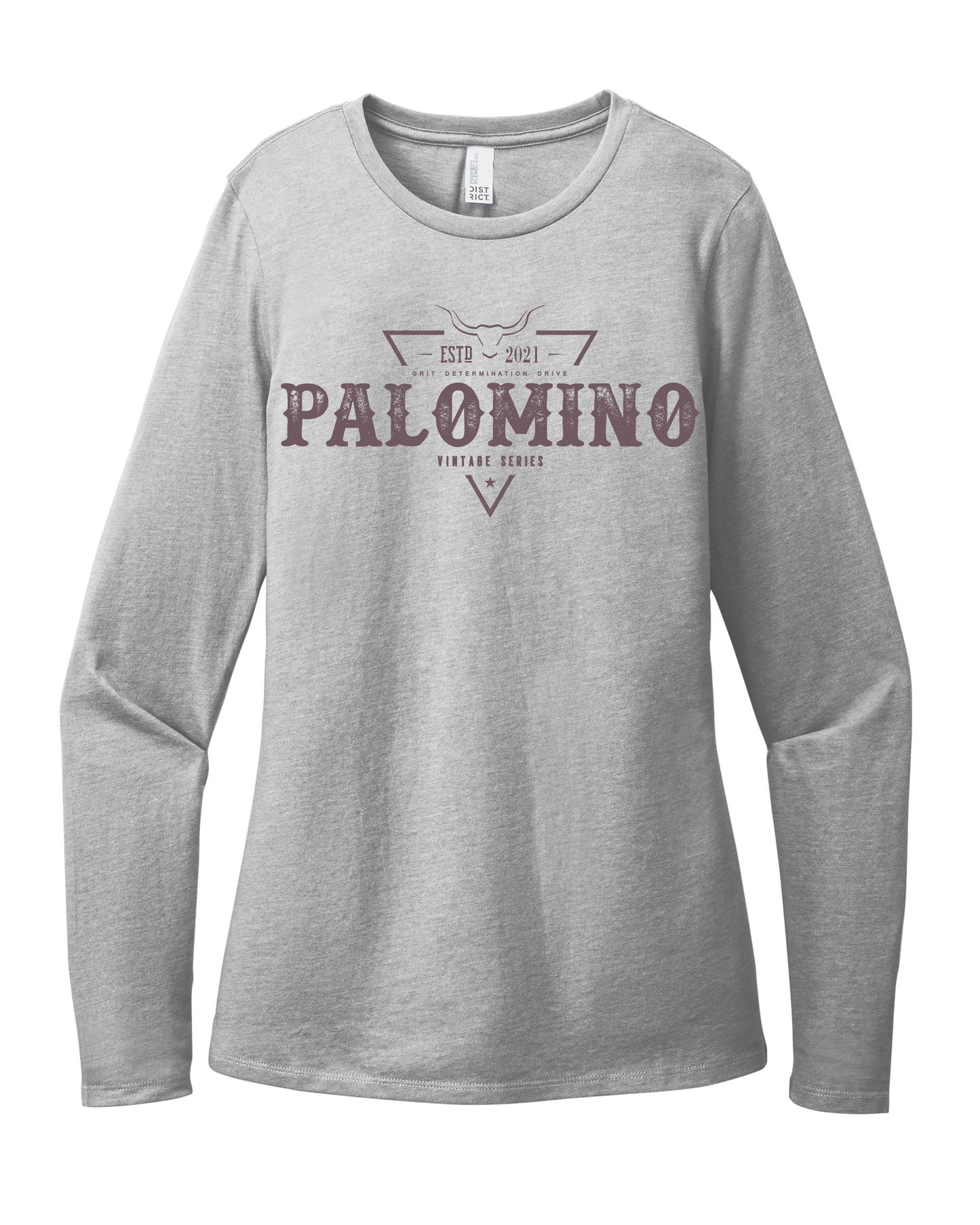 Long Sleeve Tee - Light Heather Grey Vintage