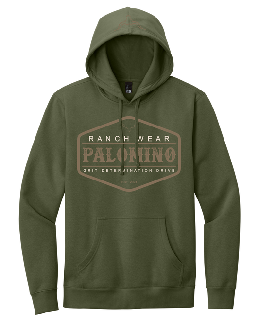 Fleece Hoodie w/ Pocket Olive OG