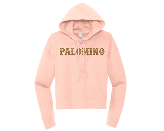 Palomino Grit Determination Drive Modest Crop Hoodie