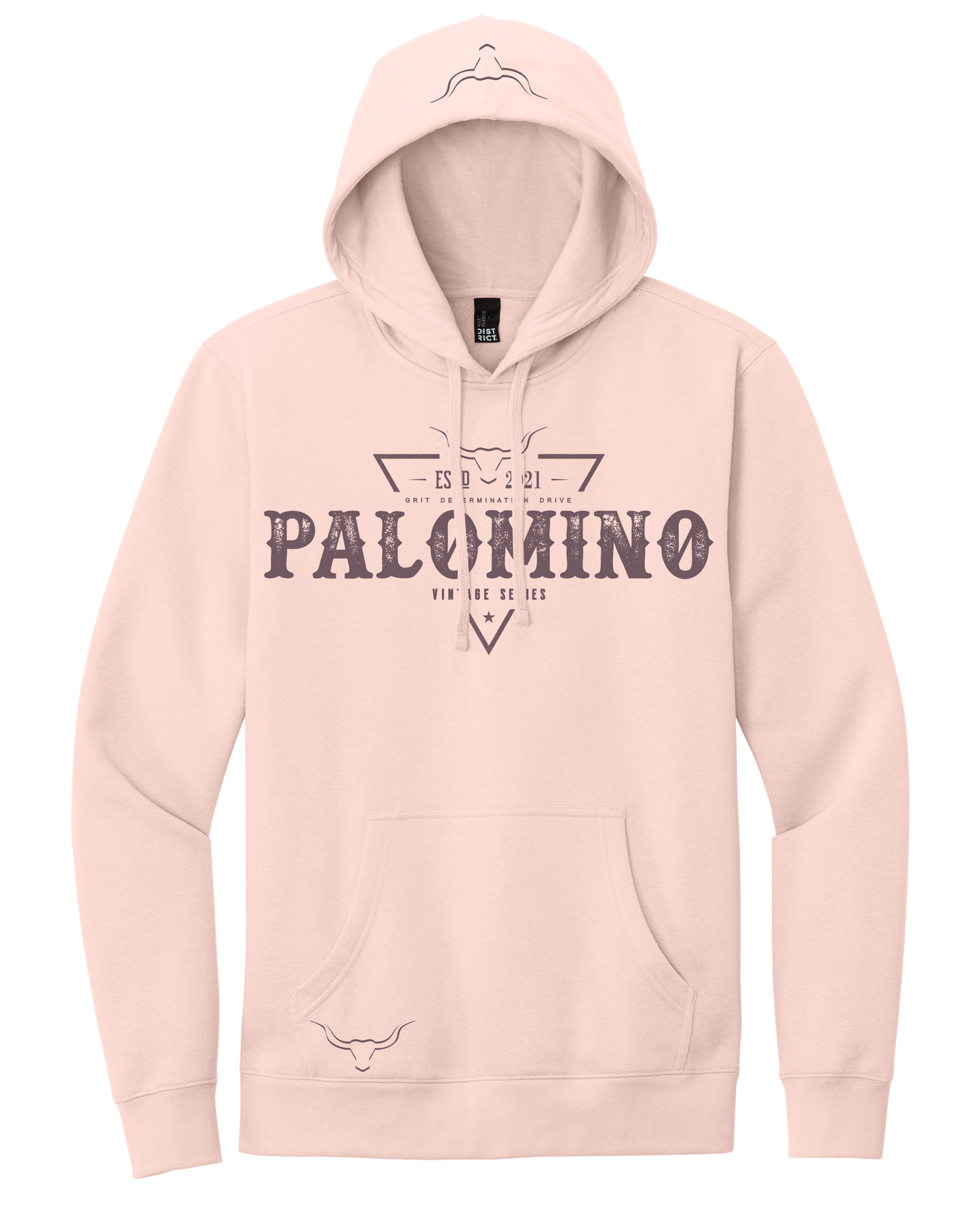 Fleece Hoodie w/ Pocket Rose Water Vintage