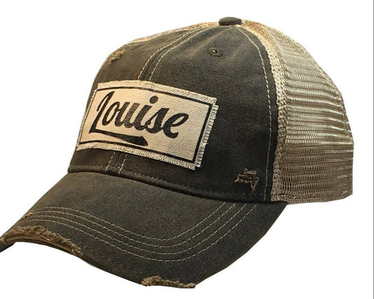 Louise Distressed Trucker Cap