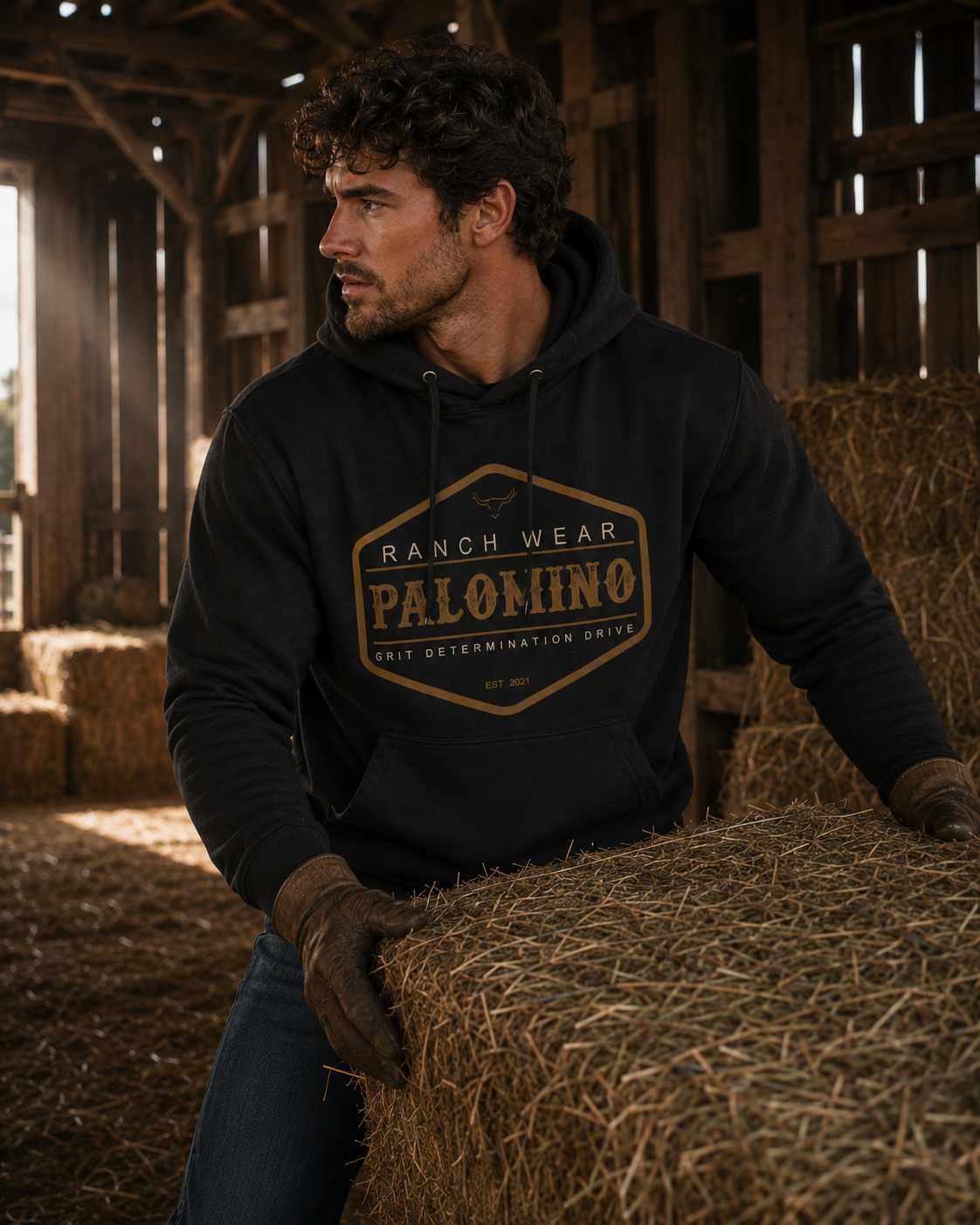 Men's Fleece Hoodie w/ Pocket Black OG