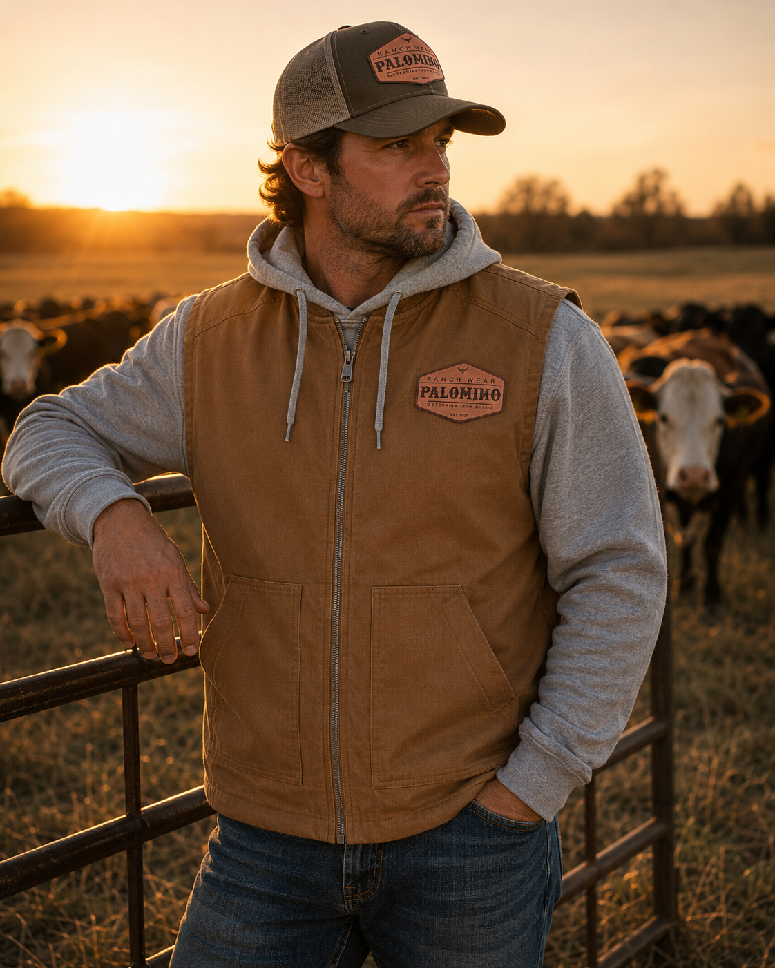 Hybrid Duck Cloth and Fleece Jacket
