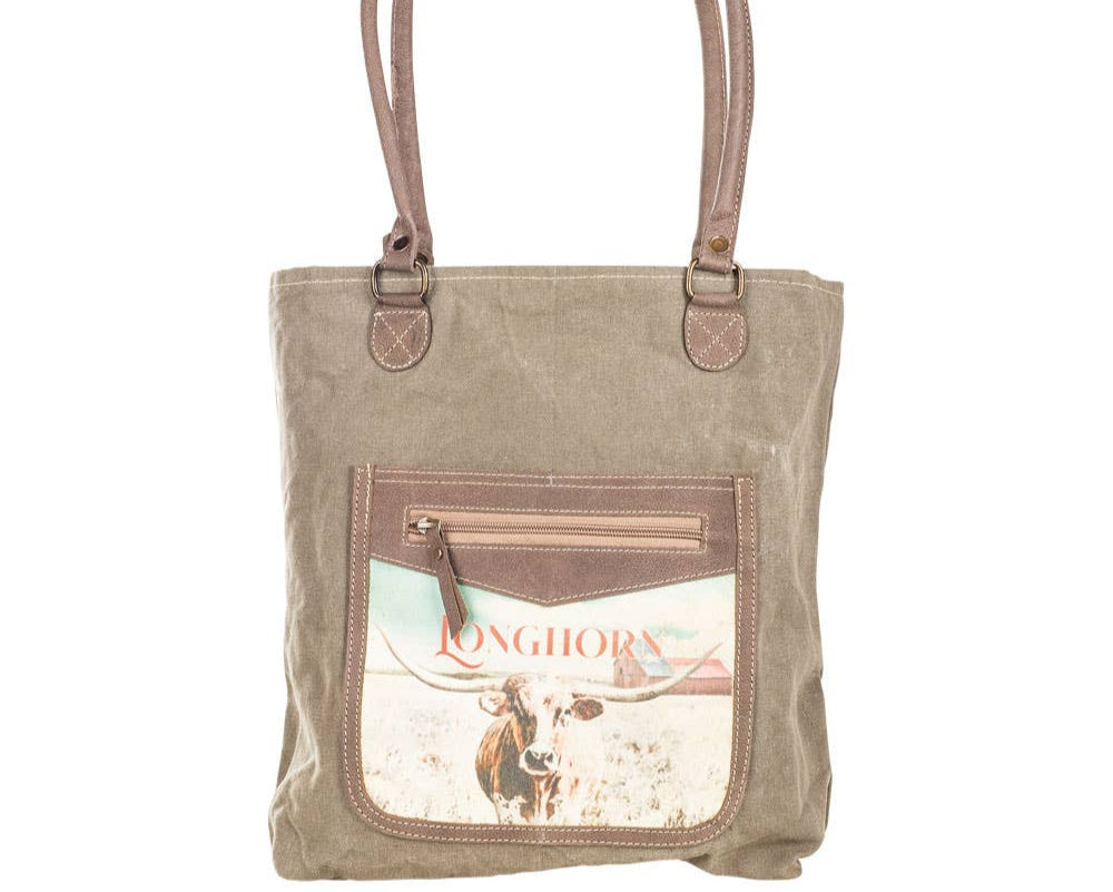 Longhorn Tote Bag