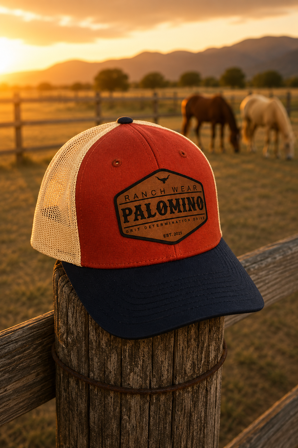 Palomino 115 (Dark Orange, Birch and Patriot Blue)