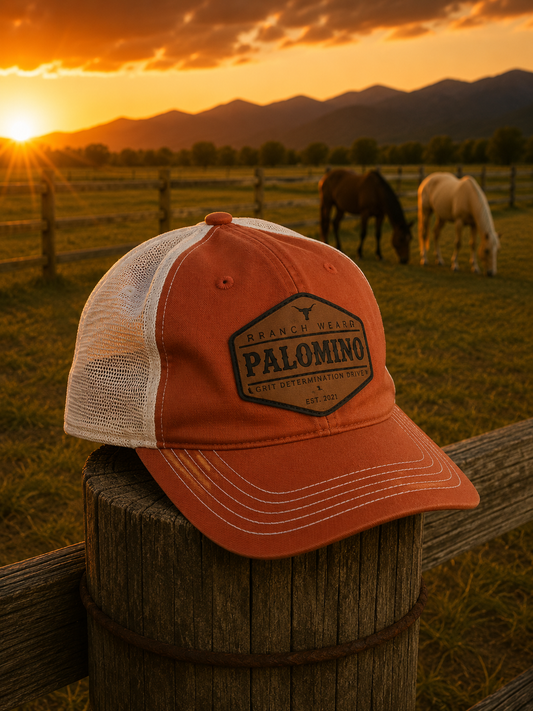 Super Soft Mesh Back Burnt Orange/Stone