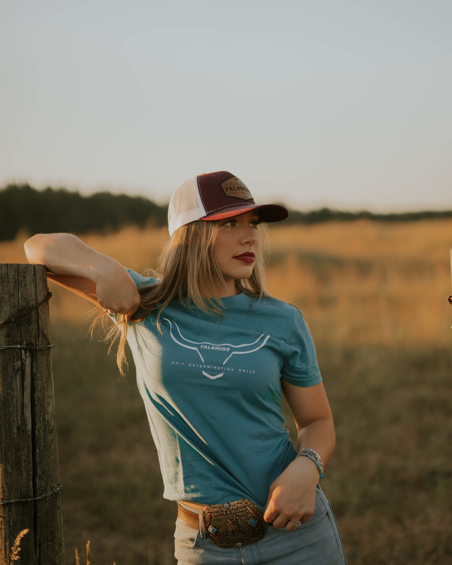 Snapback Trucker Maroon/White