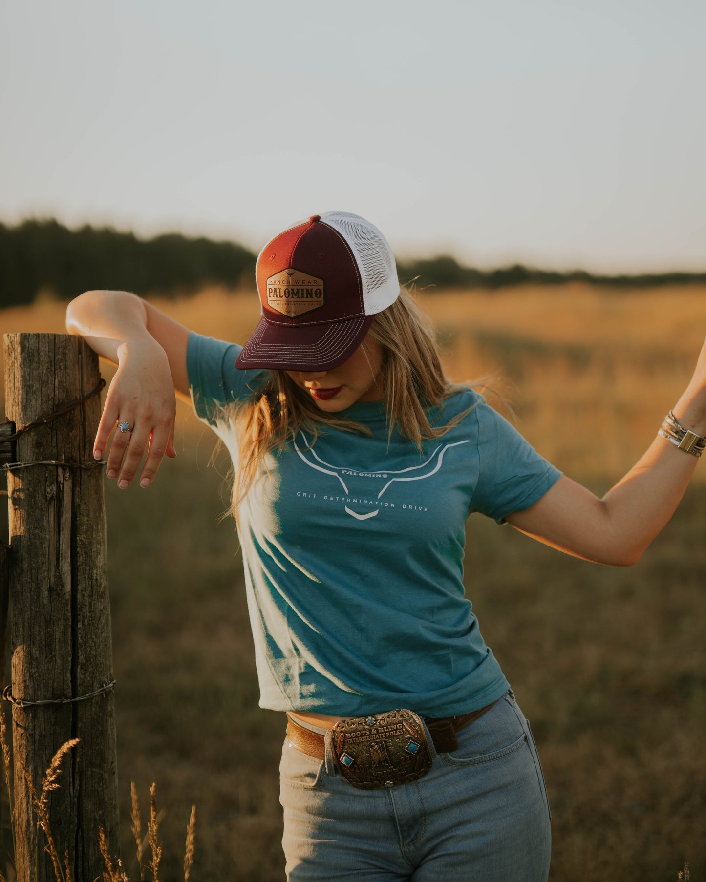 Snapback Trucker Maroon/White