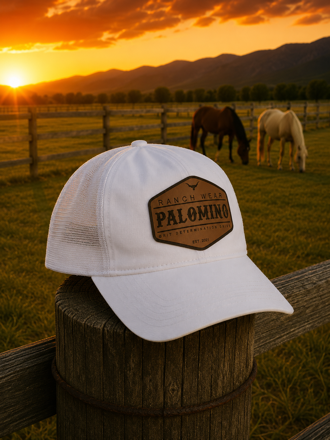 Snapback Trucker White
